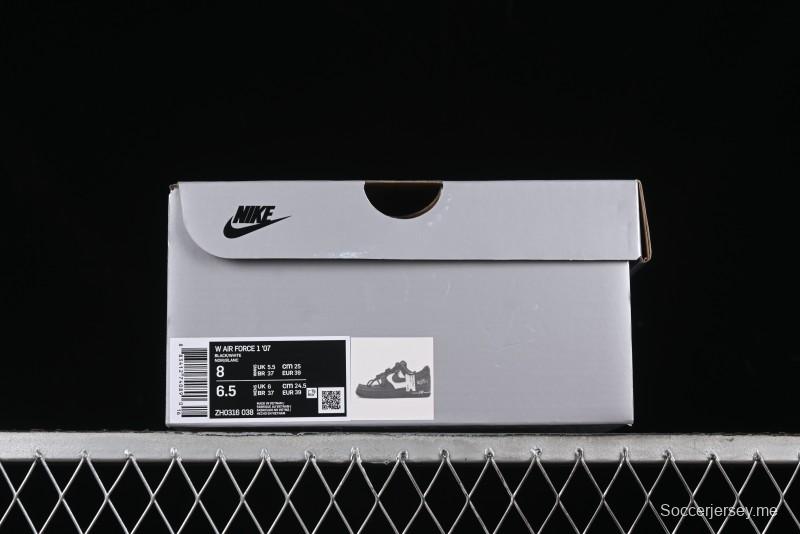 Nike Air Force 1 '07 Low Retro Street Spray White Peach Bubble Casual Sneakers - ZH0316-038