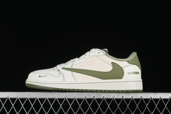 Nike Travis Scott x Fragment Design x Air Jordan 1 Low OG SP AJ1 Sneakers - CH6336-009