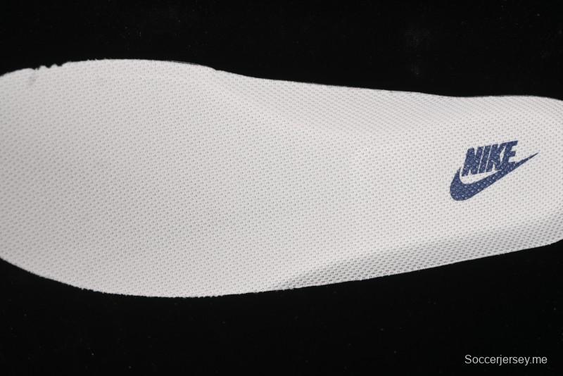 Nike Air Force 1 '07 Low Stussy Collaboration - Grey Pigskin Blue Sole Low-Top Casual Sneakers - XZ3318-028