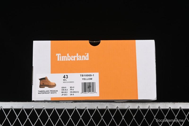 Timberland Classic Mid Waterproof Insulated Boot with Premium Suede Leather - TB10069-1YELLOW