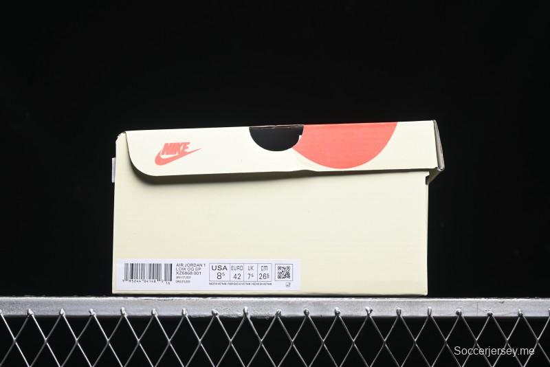 Nike Travis Scott x Fragment Design x Air Jordan 1 Low OG SP AJ1 Retro Sneakers - XZ6868-001