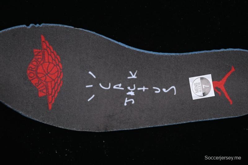 Nike Travis Scott x Air Jordan 1 Low OG AJ1 Collaboration Reverse Swoosh Sneakers - DM7866-002