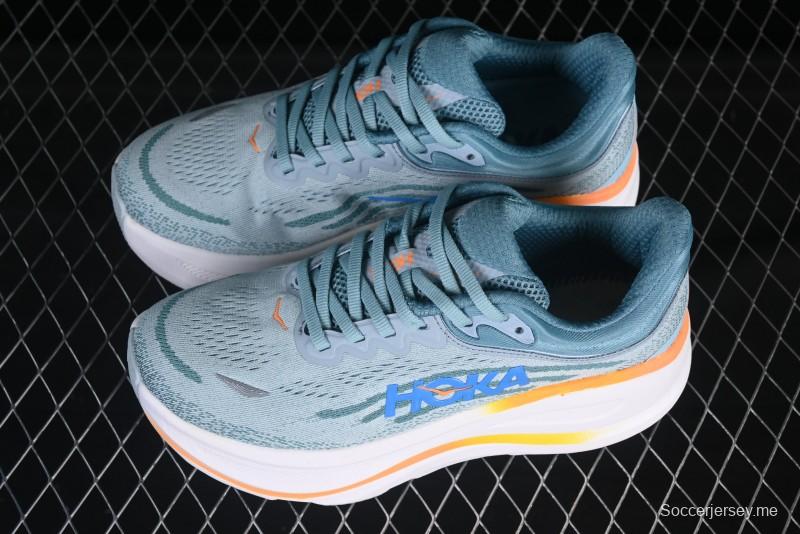 HOKA ONE ONE Bondi 9 Cushioned Running Shoes with Soft EVA Midsole - 1162011 GYBU