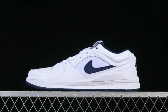 Nike Air Jordan Stadium 90 AJ Casual Sneakers with Midfoot Mesh Panels and Shark Tooth Design - HJ4406-100