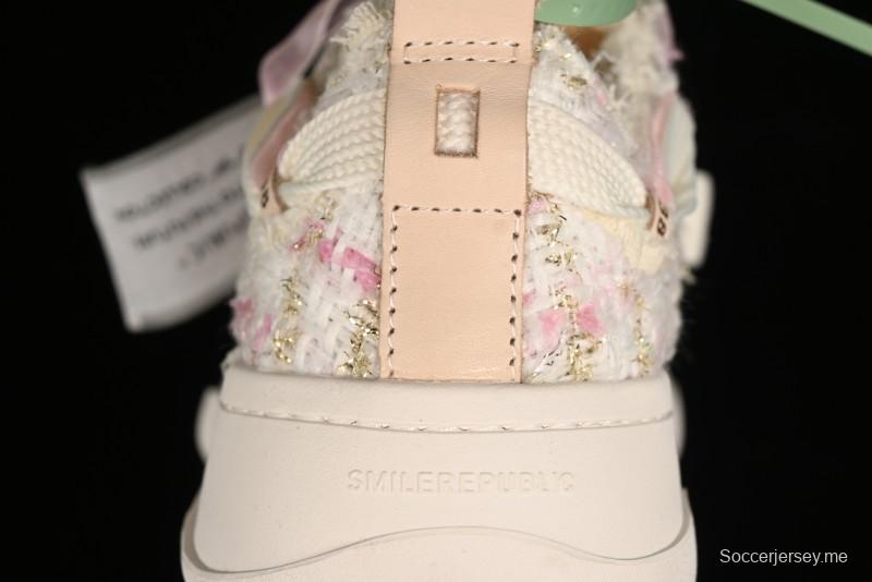 SMILEREPUBLIC SMILE Collection Canvas Sneakers with Thick Sole and Open Toe Design - G.D4