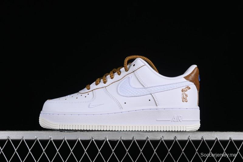 Nike Air Force 1 '07 Low Casual Sneakers with Full-Length Air Cushion - HF5716-111