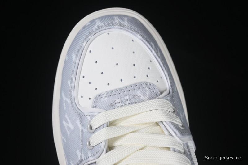 New York Yankees Chunky Liner Mid Denim Monogram Sandals with Thick Sole - 3ASXS015N50GRS