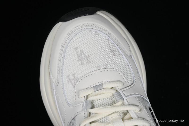 New York Yankees NY MLB Fast Ball Classic Monogram 24SS Retro Casual Running Shoes - 3ARNFSB4N07CRS