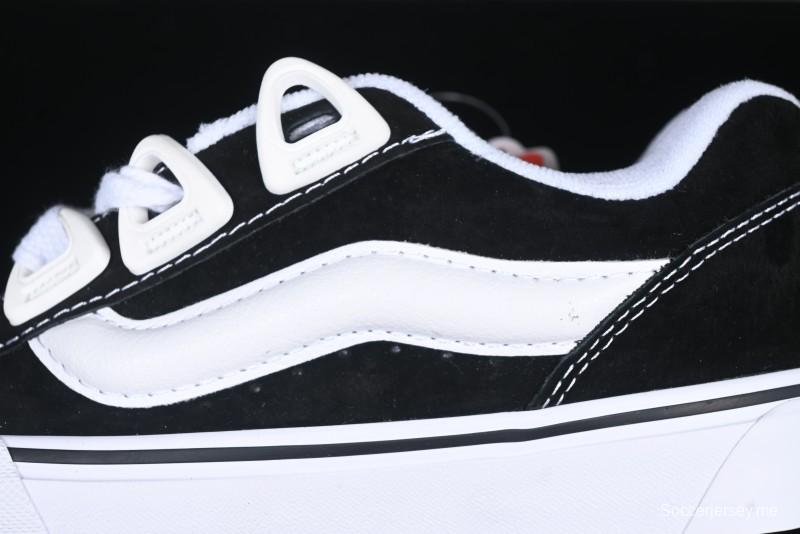 Vans Knu Skool DR Black White New Series Chunky Sneakers - VN000CZUVE9