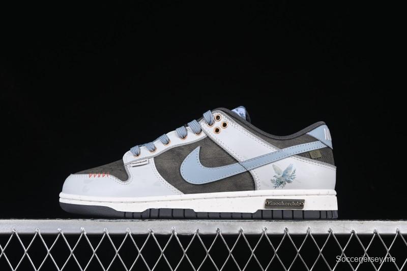 Nike SB Dunk Low Peace Dove Anniversary High-End Custom Low-Top Casual Skate Shoes - GB1220-010