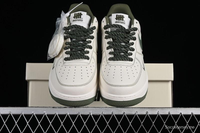Nike Undefeated x Air Force 1'07 Low Military Green Hemp Rope Casual Sneakers - UT2023-202