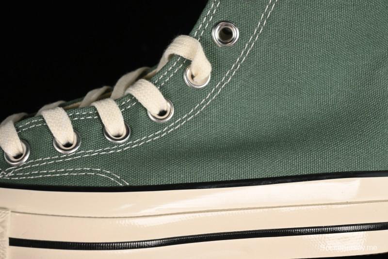 Converse Chuck 1970s High Top Casual Canvas Sneakers in Pine Green - A06521C