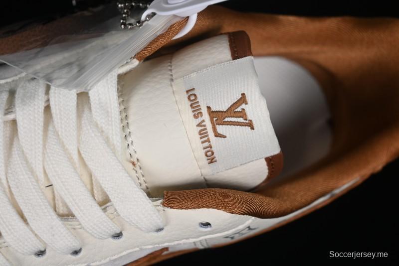 Nike Air Force 1 '07 Low LV Collaboration - Beige Brown Pigskin Casual Shoes CV1724-112