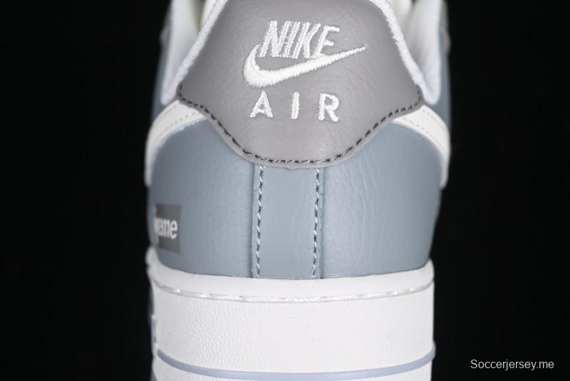 Nike Air Force 1 '07 Low Supreme Collaboration Polka Dot Swoosh Casual Sneakers - DM6688-023