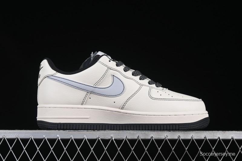 Nike Air Force 1 '07 Low Stussy Collaboration Embroidered Mini Swoosh Casual Sneakers - XZ6188-630