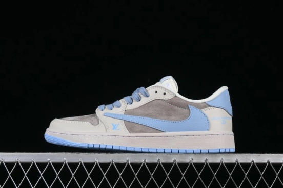 Nike Travis Scott x Fragment Design x Jordan Air Jordan 1 Low OG SP Casual Sneakers - LX1988-10