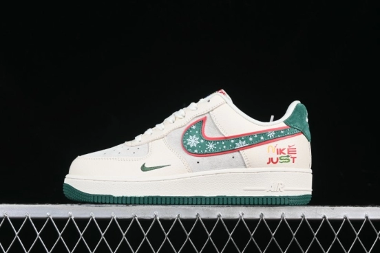 Nike Air Force 1'07 Low Just Collaboration - Christmas Tree Low-Top Casual Sneakers - DF0188-034