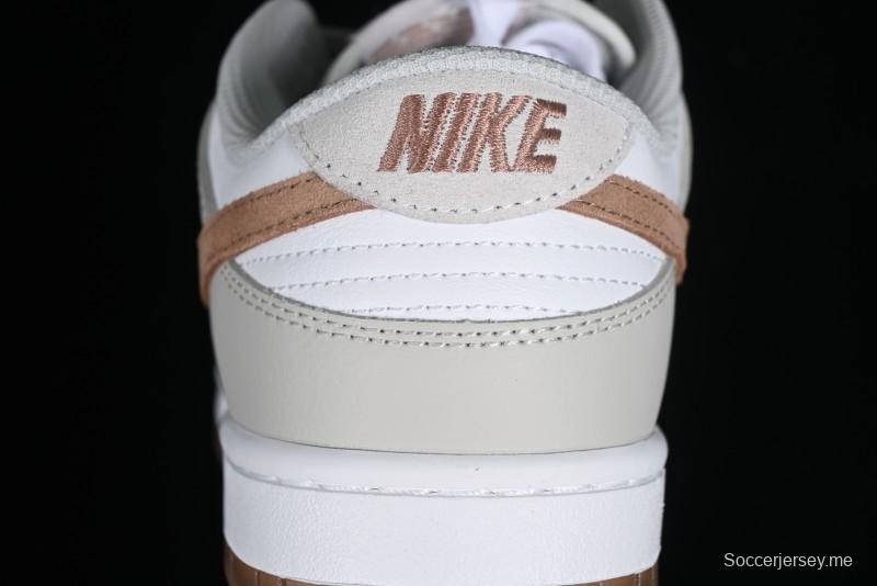 Nike Dunk Low SB Casual Sneakers in Phantom/Khaki Colorway - FJ4188-001