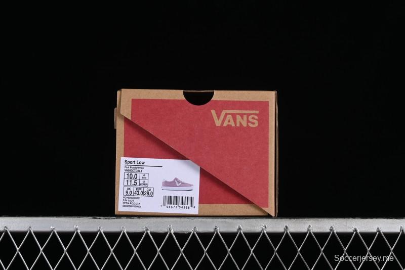 Vans Vault Og Epoch Sport Lx Full Suede Retro Low Top Canvas Vulcanized Shoes - VN000CTDBLT