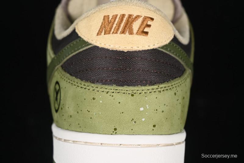 Nike Yuto Horigome x SB Dunk Low Pro 2.0 Casual Skate Shoes with Speckled Design - HF8022-300