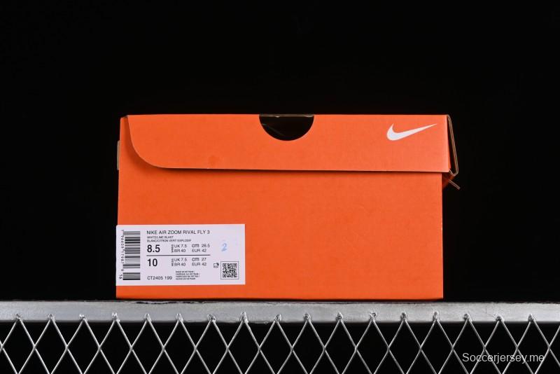 Nike Zoom Rival Fly 3 Lightweight Comfortable Cushioned Low-Top Casual Running Shoes - CT2405-199