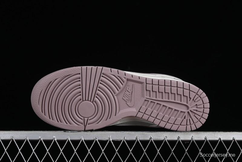 Nike Supreme SB Dunk Low Custom High-End Casual Skateboarding Shoes with Light Pink Colorway - RM2308-331