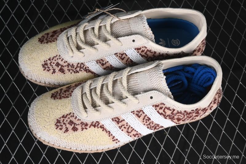 Adidas Clot x Originals Gazelle Indoor Retro Casual Slip-Resistant Wear-Resistant Low-Top Sneakers - IH3642