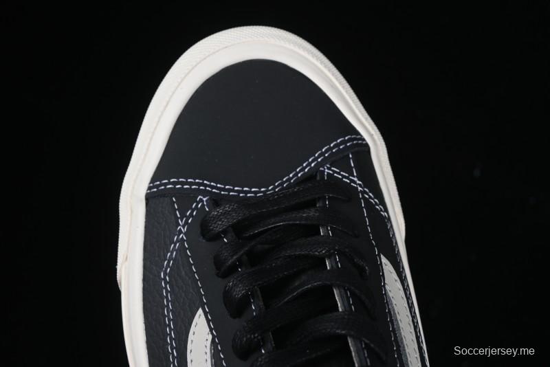 Vans Premium Old Skool 36 Full-Grain Leather Retro Skate Shoes - VN000D57BLK