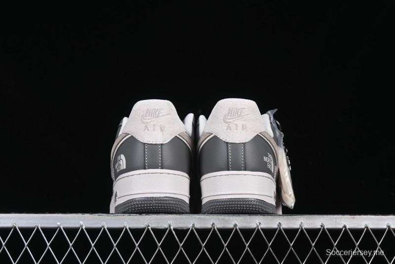 Nike Air Force 1 '07 Low North Face Collaboration Light Grey Two-Tone Low-Top Casual Sneakers - DM6688-046