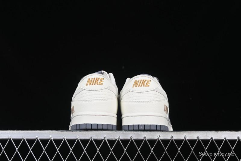 Nike SB Dunk Low Dior x Stone Island Triple Collaboration - Anniversary High-End Custom Low-Top Casual Sneakers - DM6868-043