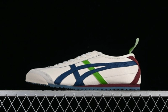 Onitsuka Tiger Mexico 66 Low-Top Leather Casual Running Shoes - 1183A201-115