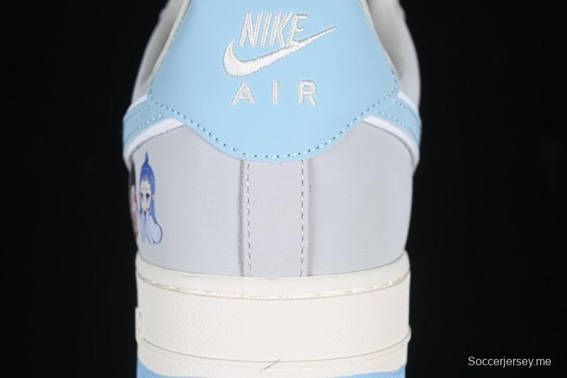 Nike Air Force 1'07 Low Nezha Collaboration Magic Ball Spirit Pearl Casual Sneakers - DF0188-047