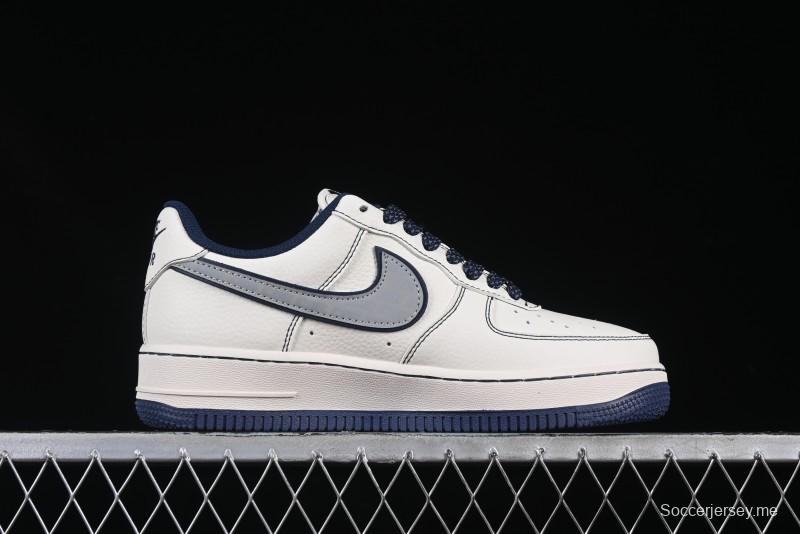 Nike Air Force 1 '07 Low The North Face x COMME des GARÇONS Navy Blue Line Casual Sneakers - HH7518-051