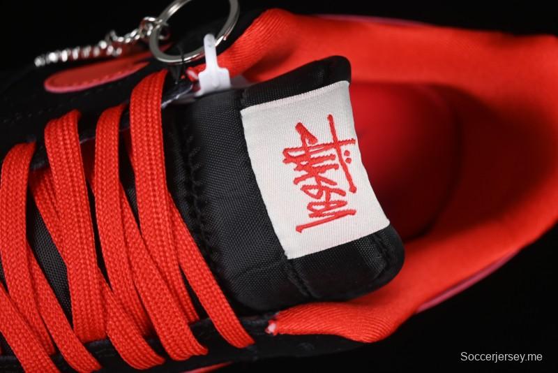 Nike Air Force 1'07 Low Stussy Collaboration Passion Orange Low-Top Casual Sneakers - DF0188-044