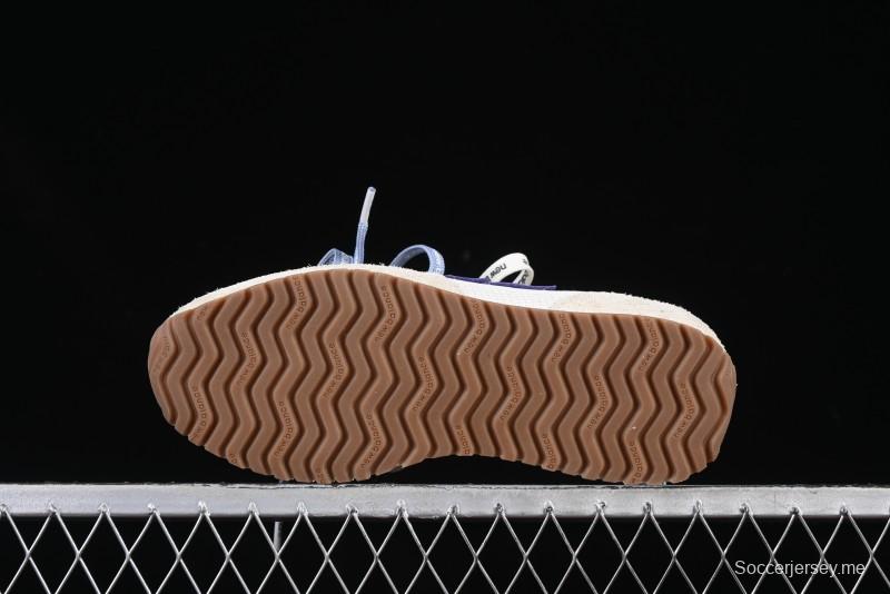 New Balance 237 Heritage Sneakers - Suede and Mesh in Muted Gray with Blue Accents