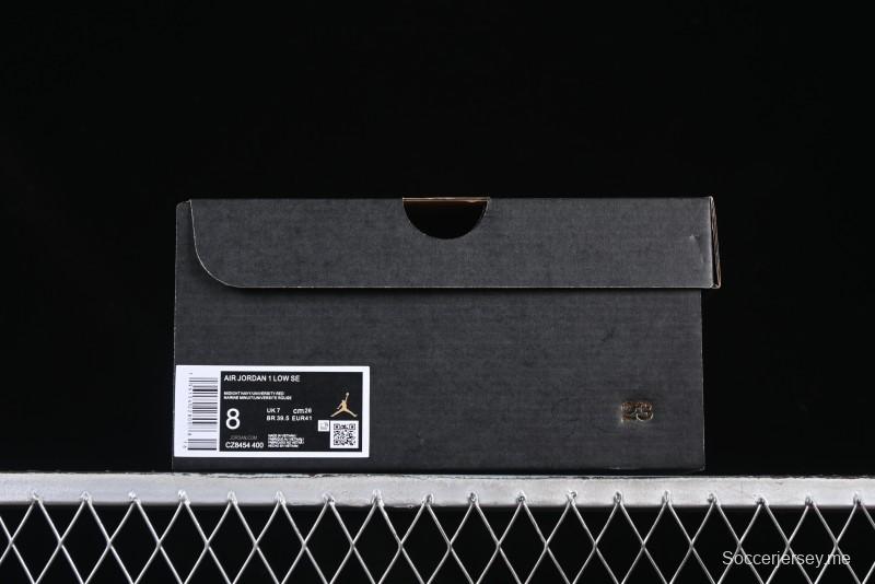 Nike Air Jordan 1 Low AJ1 Patriot Blue Red Low-Top Casual Lifestyle Sneakers - CZ8454-400