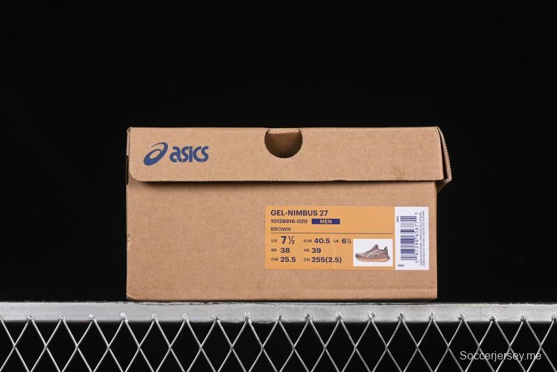 Asics Gel-Nimbus 27 Retro Breathable Casual Shoes with Cushioning for Men - 1012B816-020