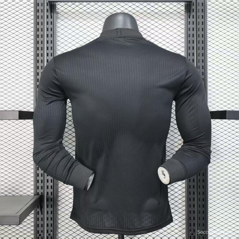 إصدار اللاعب 2025 ألمانيا 2025 قميص أسود بأكمام طويلة الأكمام بمناسبة الذكرى 125 لتأسيس ألمانيا