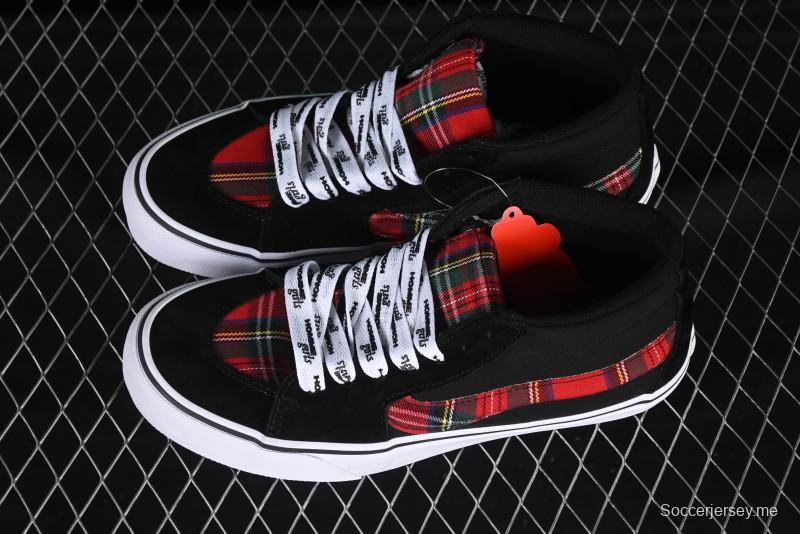 Vans Sk8-Mid Anaheim Collection Scottish Plaid Casual Low-Top Canvas Shoes - VN0A4UWIVNE