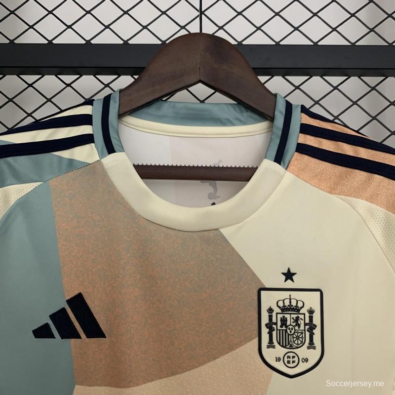 2025 قميص منتخب إسبانيا للسيدات خارج الديار 2025