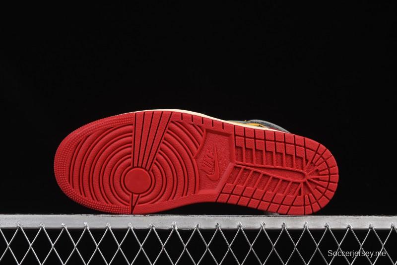 حذاء كرة السلة نايك يونيون × اير جوردان 1 ريترو هاي شادو شيكاغو - HV8563-600