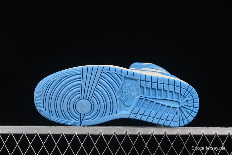 حذاء كرة السلة نايك اير جوردان 1 هاي أو جي "UNC Reimagined" ريترو كرة السلة - DZ5485-402