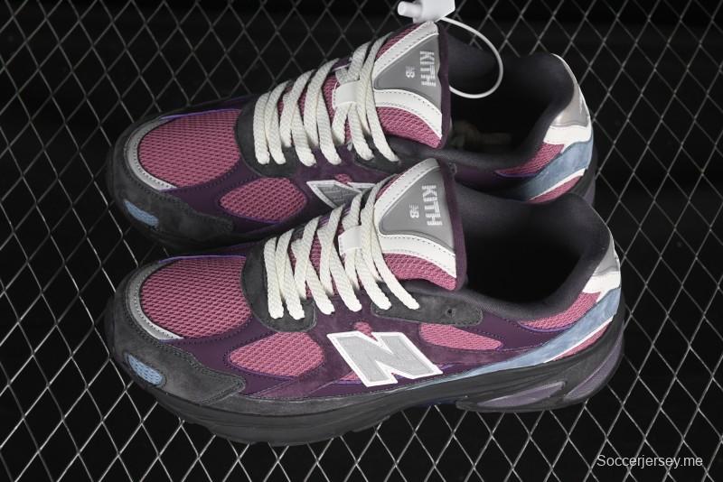 حذاء جري كاجوال ريترو من سلسلة 2010 من نيو بالانس 2010 مع جلد الغزال الناعم وشبكة نايلون - M2010ANB