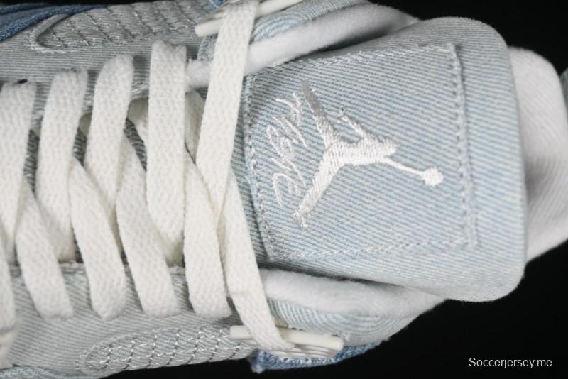 حذاء نايك اير جوردان 4 نايك اير جوردان 4 ريترو دنيم "أزرق مهترئ" بلمسة نهائية مغسولة - IB6716-100