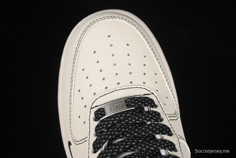 حذاء نايك اير فورس 1'07 منخفض من نايك ستاسي كولابوريشن ستاسي سنيكرز سوداء سووش كاجوال - HH7518-059