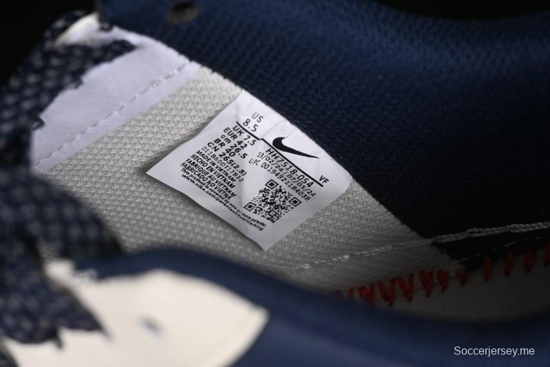 حذاء نايك اير فورس 1 '07 منخفض سوبريم سوبريم بالتعاون مع نايك باللون الرمادي والأزرق الكاجوال - HH7518-054