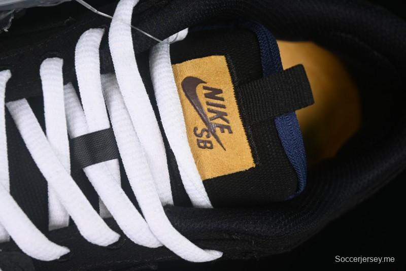 حذاء تزلج نايك SB Dunk Low Pro ISO باللون الأسود المطاطي SB منخفض السقف - CD2563-006