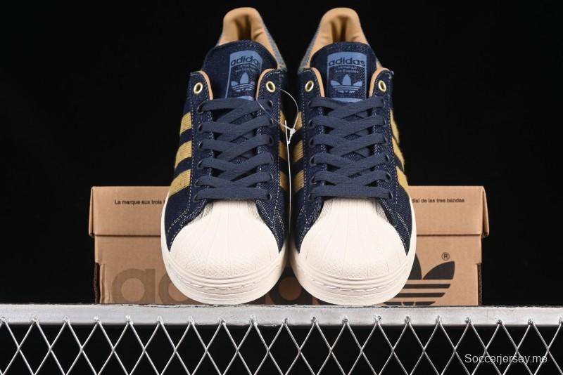 أديداس سوبر ستار 82 سنيكرز كاجوال بمقدمة من الصدف - JH5577