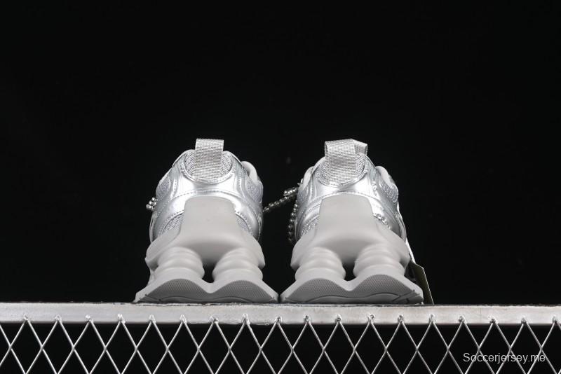 حذاء أبي مجوف بأربطة من نفس النمط GG-CC بنمط نجمة ذات أربطة مجوفة مع زيادة ارتفاع 5 سم - G25X269