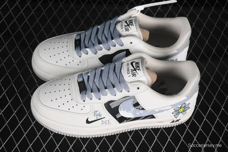 حذاء نايك اير فورس 1'07 المنخفض "الزهرة الزرقاء الصغيرة" الرياضي الكاجوال - FB1893-888